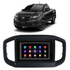 Kit Multimídia Android Fiat Strada 2021-22-23-24 7 Polegadas GPS Integ