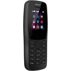 Nokia 110 2G Dual Chip 324 Mb Preto 32 Mb Ram Rádio Fm Camera Preto id