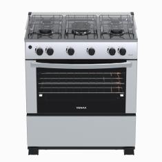 Fogao a Gas 5 Bocas Venax Gaudi GIII Inox