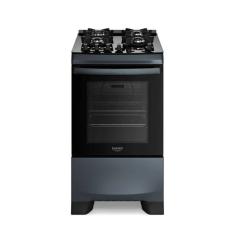 Fogão Dako 4 Bocas Supreme Timer Glass Titanium Bivolt