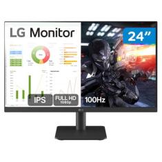 Monitor LG 24 IPS Full HD 100Hz HDMI Ajuste de Inclinação 24MS500-B, 2