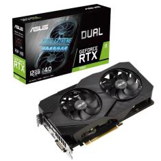 Placa De Vídeo Asus Dual Nvidia Rtx 2060 - 12Gb, 192Bits, Oc