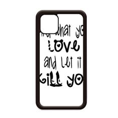 Capa com design de palavras inglesas Love and Kill para iPhone 11 Pro Max para Apple Mobile Case Shell