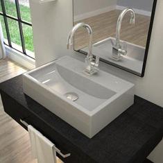 Kit Cuba Q45 com Torneira Luxo 1195 e Válvula Click 1 Pol. Compace Cinza