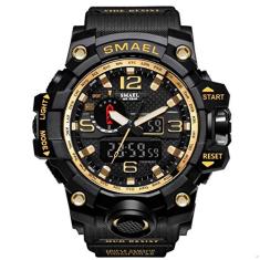 Relógio Masculino G-Shock Militar Smael 1545 - Dourado