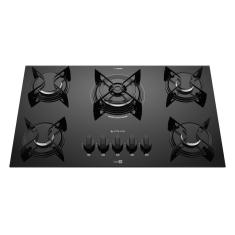 Fogão Cooktop 5 Bocas Tripla Chama Com Mesa Vidro Atlas Agile Up Bivolt