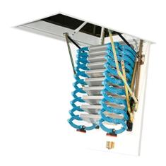 Compactar Escada invisível Liga de titânio-magnésio Escada de sótão para pendurar no interior da loja Escada de degrau Escada dobrável personalizada para exterior Engrossado