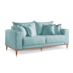 Sofá 2 Lugares Fixo Living Mirage Linho Verde 2m