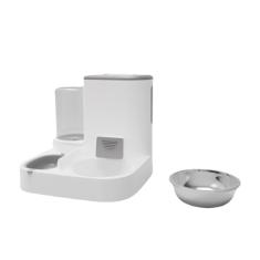 GERRIT Comedouro automático para animais de estimação e dispensador de água, comida e água por gravidade para cães e gatos, alimentador automático para animais de estimação pequenos e grandes, grande