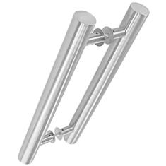 Puxador Porta Pivotante Tubular Polido 60Cm Modelo 3008
