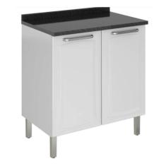 Balcão Itatiaia 2 Portas com Tampo Tarsila IG2A-80, Branco