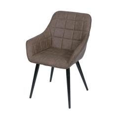 Cadeira Marta Com Braço Café