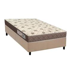 Conjunto Box Solteiro: Colchão Espuma Orthoflex D28 Comfortpedic+ Base Crc Suede Clean(78x188)