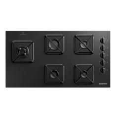 Cooktop 5 Bocas a Gás Brastemp com Grades de ferro fundido e super chama lateral - BDS85AE