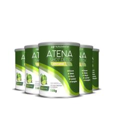 5X Atena Shot Detox Hf Suplementos Sabor Limão