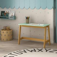 Mesa Escrivaninha Infantil sofia madeira maçiça e MDF - Empório Paraís