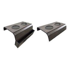 Kit 01 Esteira Sofá Copo E Controle E 01 Porta Copo Tabaco