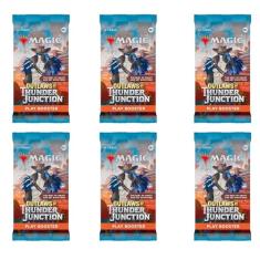 6 Packs MTG Play Booster Pack Lot MTG Outlaws of Thunder Junction