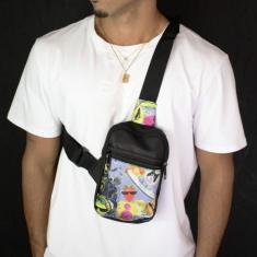 Bolsa Sholder Bag Mini De Ombro Feminino E Masculino Com Estampas Envi