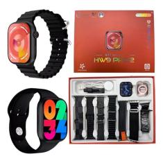 Relógio Smartwatch HW9 Pro Max, Para Homens e Mulheres, Troca Pulseira