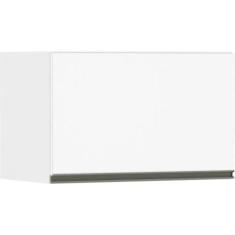 Armário Perola Basculante 60 cm 1 Porta Luciane, Branco Polar