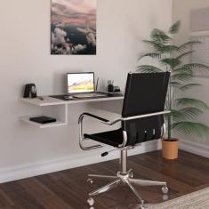 Mesa Suspensa Unica Mdf Trabalho Home Office Computador Pc - Deliquadr