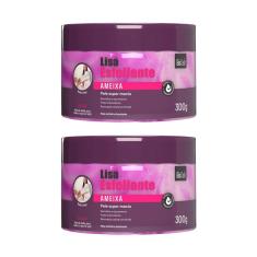 Creme Esfoliante Soft Hair 300G Lisa Biosoft Ameixa - 2Un