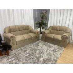 Sofá 2 e 3 Lugares Bege 607 Corsa - Alpoim