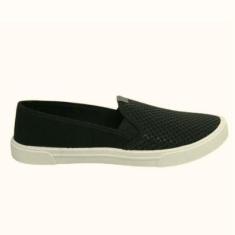 Tênis Moleca Slip On Napa Feminino Preto-Feminino