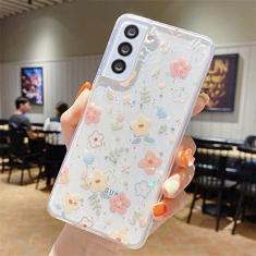 Capa de telefone de flor de desenho animado brilhante para Samsung S22 Ultra S21 S20 Plus FE Note 20 A53 A73 A13 A33 A52 A72 A71 A22 Capa macia, A05, Para A13 5G