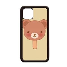 Capa de picolé de urso de desenho animado para iPhone 12 Pro Max para Apple Mini Mobile Case