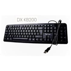 Teclado Duex Usb Kd-101l Dx Kb200 Preto