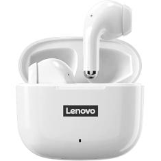 Lenovo Fones de ouvido LP40 Pro Bluetooth 5.1 Earbuds sem fio 20Hrs de tempo de jogo Fones de ouvido com gancho de ouvido à prova d'água com microfone
