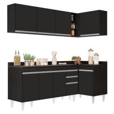 Armário de Cozinha Modulado de Canto Esquerdo 4 Peças CP50 Balcão com 