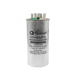 Capacitor CBB65 Gallant 25+6mf +-5% 440 VAC GCP60D25A-IX400, 127v/220v