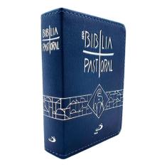 Nova Bíblia Pastoral - Bolso Encadernada Azul - Paulus