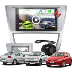 Combo Kit Central Multimidia Android MP5 7 polegada +Camera ré + Moldu
