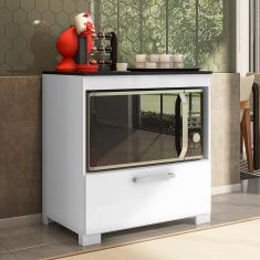 Balcão Para Cooktop 4 Bocas Branco Albania Casa Moderna