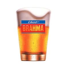 Copo Caldereta Em Vidro Para Cerveja Chopp Brahma 350ml - Globimport