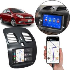 Kit Multimídia Carplay Grand Siena 2013-2021 7 Pol MP5 Touch-screen + 