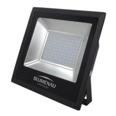 Refletor Led 100w 6500k IP65 8.900LM Blumenau, Preto, Bivolt