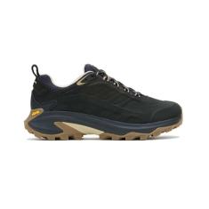 Merrell Moab Speed 2 Tênis masculino de couro impermeável para caminhada, Preto, 39