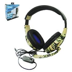 Fone de Ouvido Headset Gamer com Microfone Camuflado Vision 1,2M