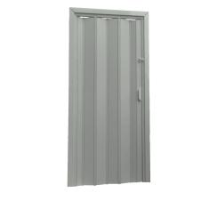 Porta Sanfonada PVC 0,72x2,10 Multilit Cinza