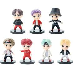 7 Piece Set Bts Pop Up Store House Of Bts Mini Figura-2 BTS