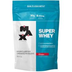 Max Titanium Super Whey (900G) - Sabor Morango