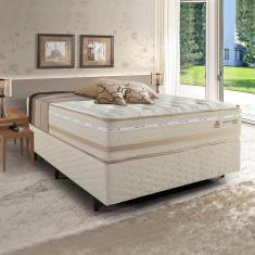Colchão Molas Maxspring Marrocos Casal 138cm Branco / Bege
