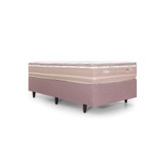 Colchão Molas Maxspring Angres Solteiro 88cm Branco / Bege