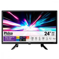 Smart Tv Philco 24 Hd LED Roku Tv Usb Preto - Ptv24g5yr2cp
