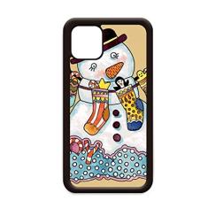 Capa de Natal com boneco de neve para iPhone 11 Pro Max para Apple Mobile Case